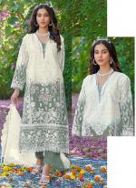 Heavy Organza Grey Festival Wear Embroidery Work Pakistani Suit